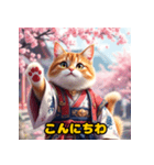 可愛らしいぬこ侍（個別スタンプ：36）