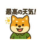 ゴルフ好きな柴犬[スポーツ好き・友達に]（個別スタンプ：11）