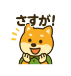 ゴルフ好きな柴犬[スポーツ好き・友達に]（個別スタンプ：13）