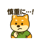 ゴルフ好きな柴犬[スポーツ好き・友達に]（個別スタンプ：15）