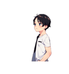 美少年の日常風景1（個別スタンプ：32）