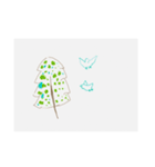 人の顔を描きました（個別スタンプ：2）