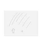 人の顔を描きました（個別スタンプ：6）