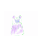 人の顔を描きました（個別スタンプ：9）