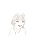 人の顔を描きました（個別スタンプ：16）