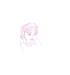 人の顔を描きました（個別スタンプ：25）