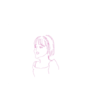 人の顔を描きました（個別スタンプ：26）