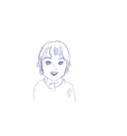 人の顔を描きました（個別スタンプ：32）
