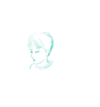 人の顔を描きました（個別スタンプ：37）