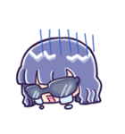 青いサングラス（個別スタンプ：5）