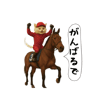 面白にゃんこ(競馬)（個別スタンプ：7）