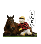 面白にゃんこ(競馬)（個別スタンプ：12）