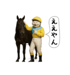 面白にゃんこ(競馬)（個別スタンプ：21）