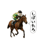 面白にゃんこ(競馬)（個別スタンプ：35）