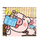 子ブタ3きょうだい 13  夏スタンプ（個別スタンプ：3）
