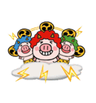 子ブタ3きょうだい 13  夏スタンプ（個別スタンプ：23）