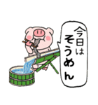 子ブタ3きょうだい 13  夏スタンプ（個別スタンプ：38）