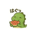 恐竜ちゃん夏スタンプ（個別スタンプ：3）