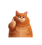 【グッドサイン猫 2】（個別スタンプ：1）