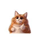 【グッドサイン猫 2】（個別スタンプ：2）