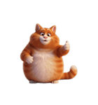 【グッドサイン猫 2】（個別スタンプ：4）