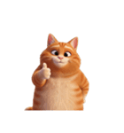【グッドサイン猫 2】（個別スタンプ：5）