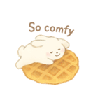 スイーツ×うさぎ ふんわりスタンプ（個別スタンプ：1）