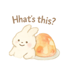 スイーツ×うさぎ ふんわりスタンプ（個別スタンプ：3）