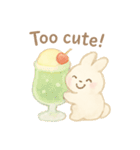 スイーツ×うさぎ ふんわりスタンプ（個別スタンプ：7）