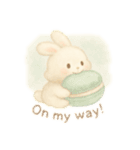 スイーツ×うさぎ ふんわりスタンプ（個別スタンプ：13）