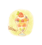 スイーツ×うさぎ ふんわりスタンプ（個別スタンプ：16）