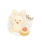 スイーツ×うさぎ ふんわりスタンプ（個別スタンプ：17）