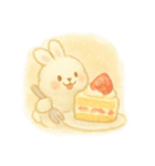 スイーツ×うさぎ ふんわりスタンプ（個別スタンプ：20）