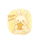 スイーツ×うさぎ ふんわりスタンプ（個別スタンプ：21）