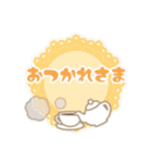 まんまるお顔の女のコ② 日常会話 挨拶（個別スタンプ：8）