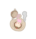 まんまるお顔の女のコ② 日常会話 挨拶（個別スタンプ：39）