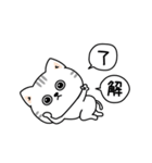 ねこ依存毎日挨拶（個別スタンプ：9）