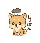 豆柴ちゃんの日常スタンプ（個別スタンプ：10）