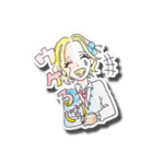 ちょっと古いギャルスタンプ（個別スタンプ：1）