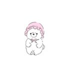 しろくまのおもちとそんな時もあるよね（個別スタンプ：4）