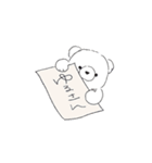 しろくまのおもちとそんな時もあるよね（個別スタンプ：16）