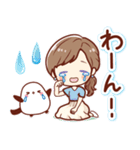 ずっと話せる！ふんわり女子（個別スタンプ：30）