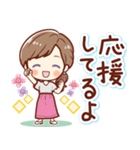 ずっと話せる！ふんわり女子（個別スタンプ：32）
