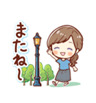 ずっと話せる！ふんわり女子（個別スタンプ：38）