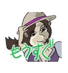 暑さをしのぐ、清楚な少女。（個別スタンプ：11）