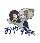 暑さをしのぐ、清楚な少女。（個別スタンプ：24）
