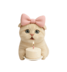 スコティッシュフォールドの子猫 （NT）.（個別スタンプ：28）