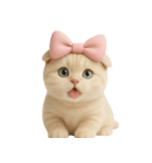 スコティッシュフォールドの子猫 （NT）.（個別スタンプ：40）