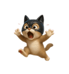 匿名猫2匹  (NT)（個別スタンプ：40）