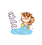 りすたんの梅雨と七夕と夏！！標準語ver（個別スタンプ：18）